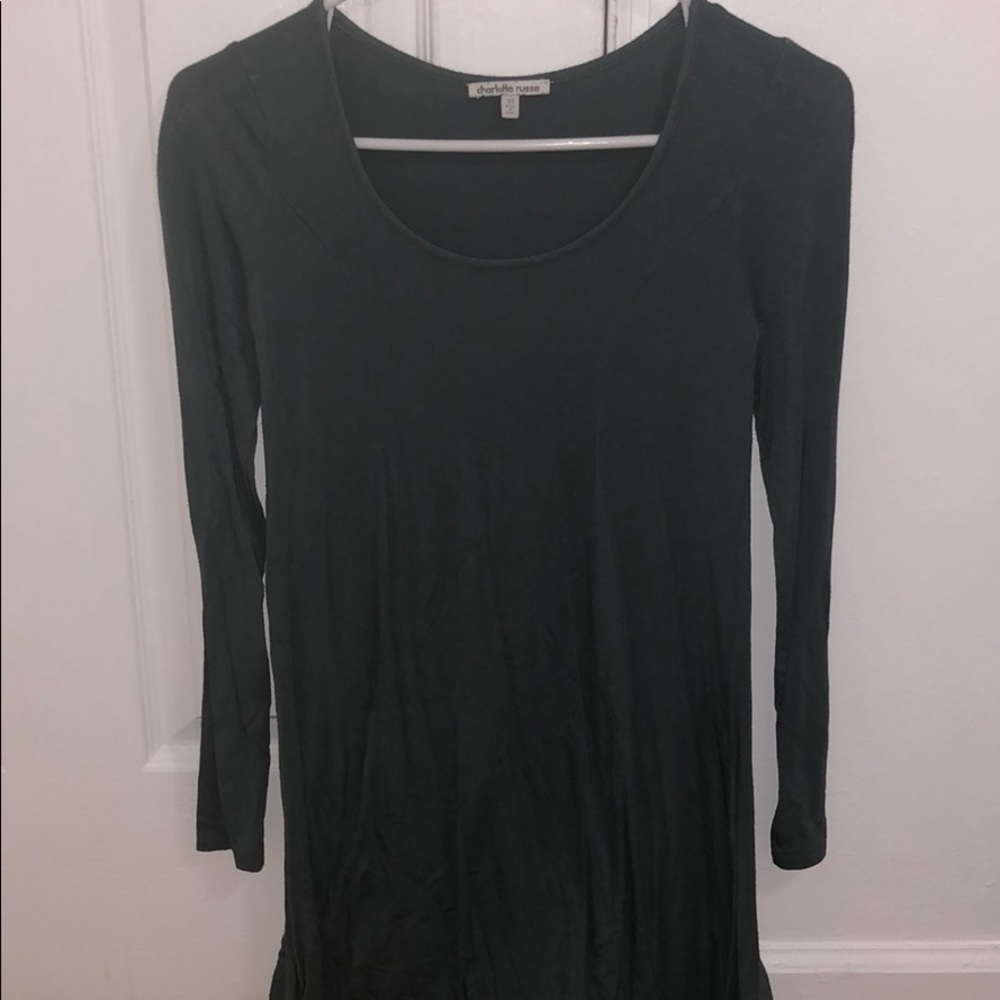 Green Long Sleeve Dress